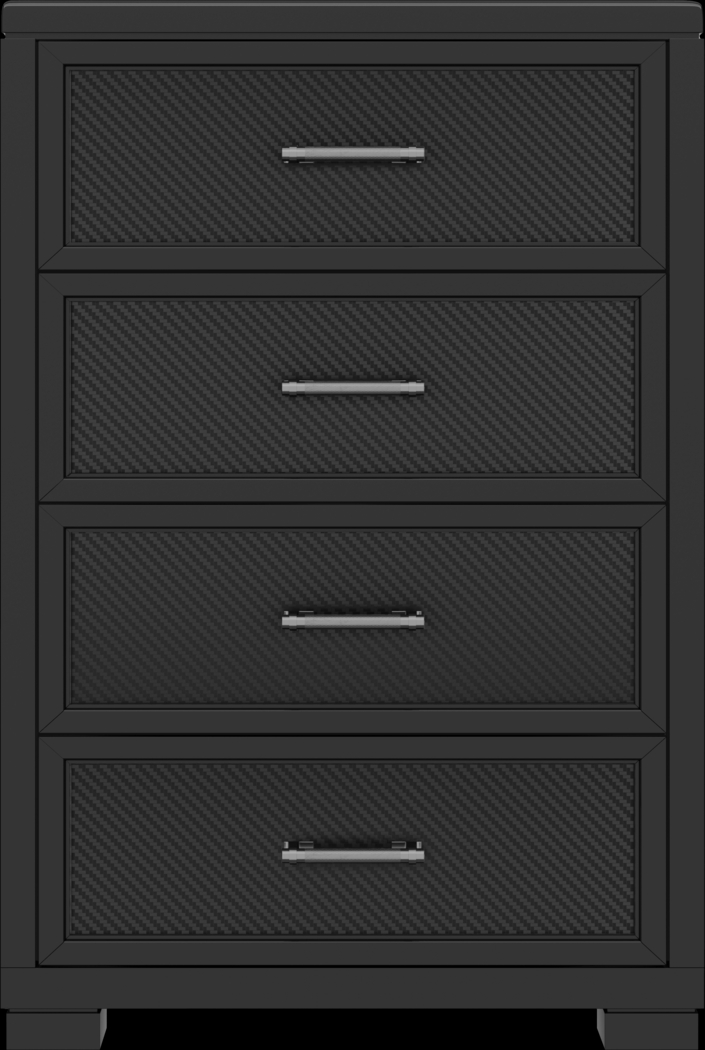 Kids Carbon Optix Black Chest - Thumbnail - Image 1