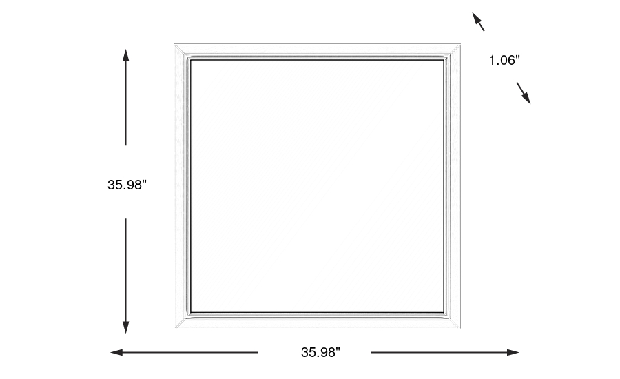 Dimension Image. Please refer to the Dimension Tab on this page for dimension details.