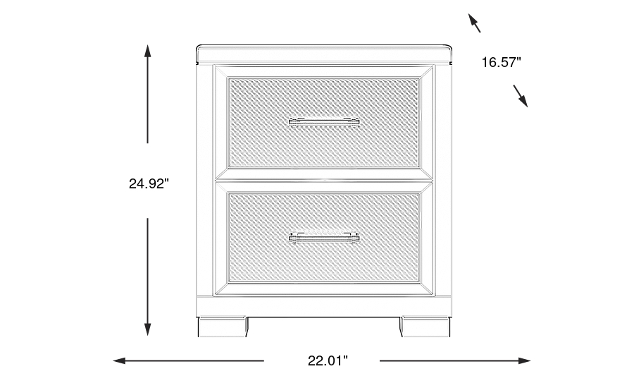 Dimension Image. Please refer to the Dimension Tab on this page for dimension details.