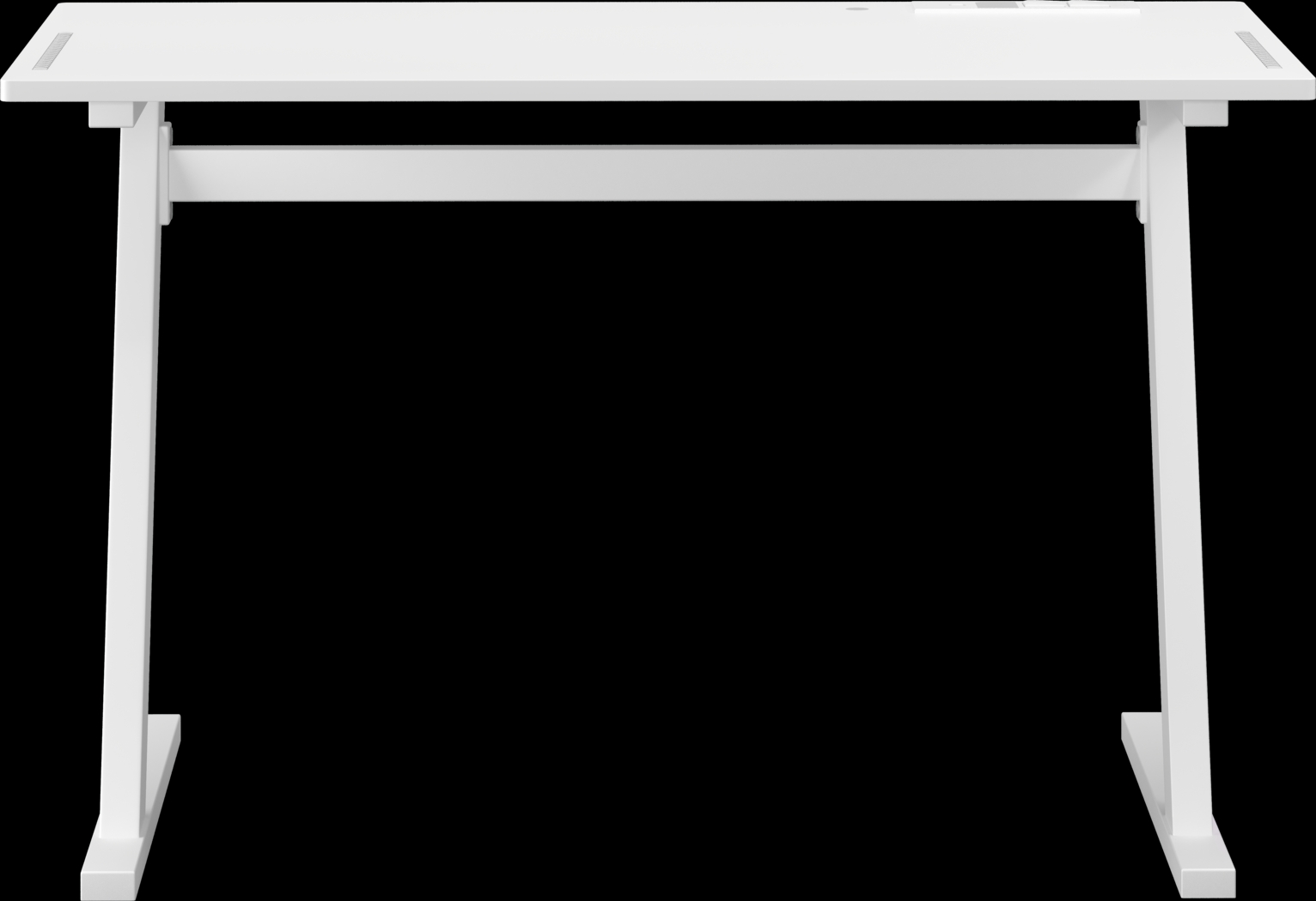 Kids Carbon Optix White Computer Desk with LED Lights - Thumbnail - Image 2