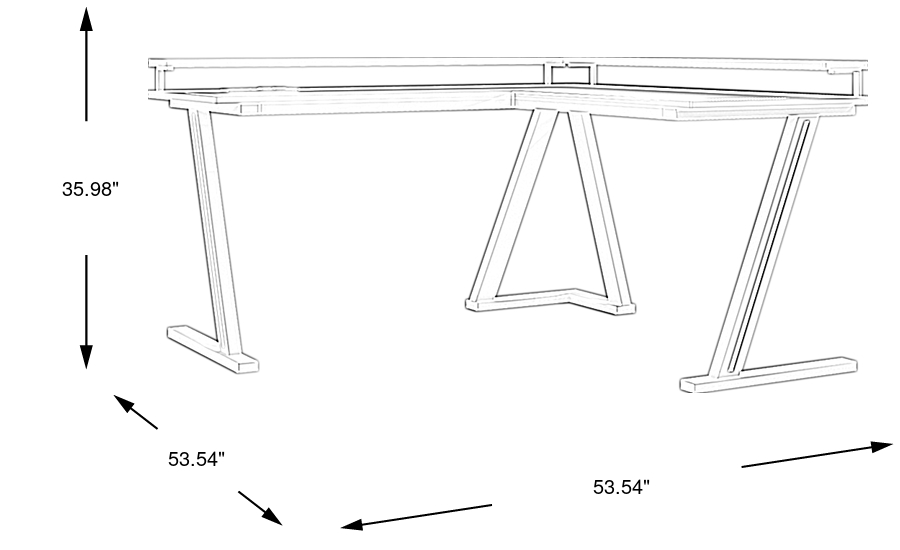 Dimension Image. Please refer to the Dimension Tab on this page for dimension details.
