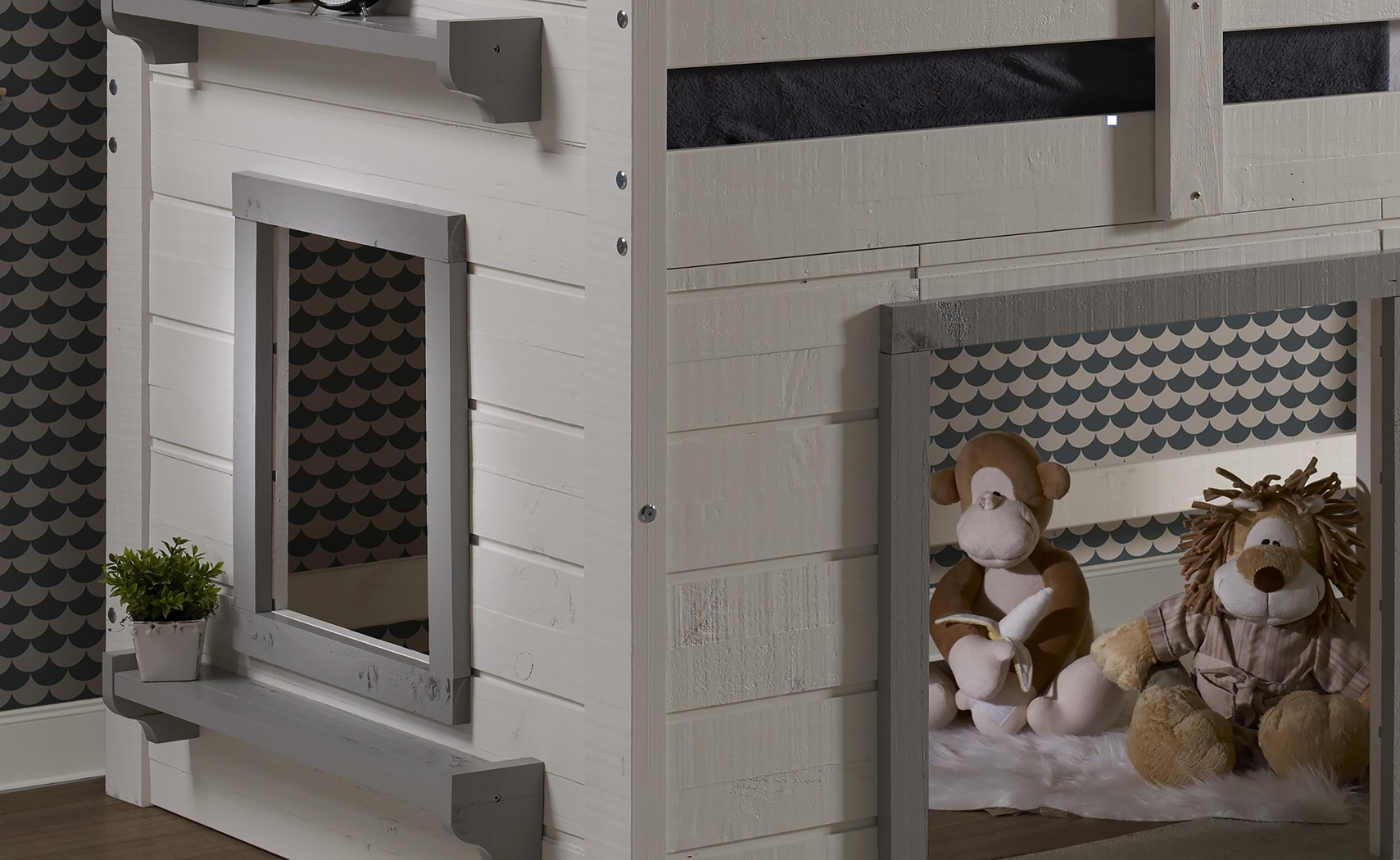 Kids Carrdon White Twin Loft Bed - Thumbnail - Image 5
