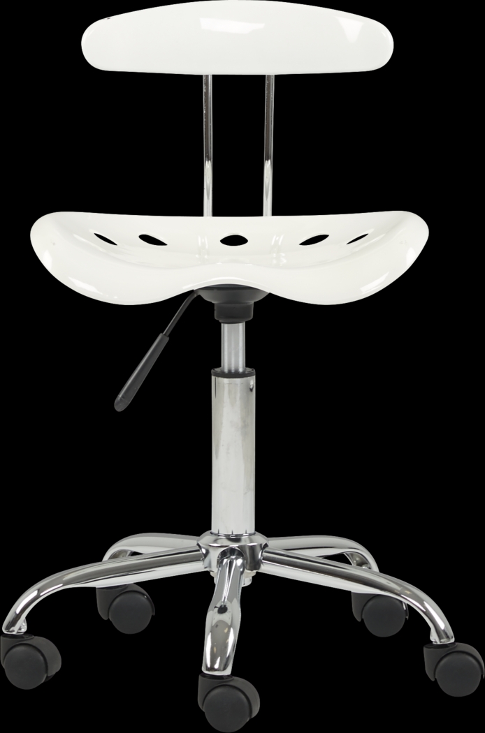 Kids Carsten White Desk Chair - Thumbnail - Image 2