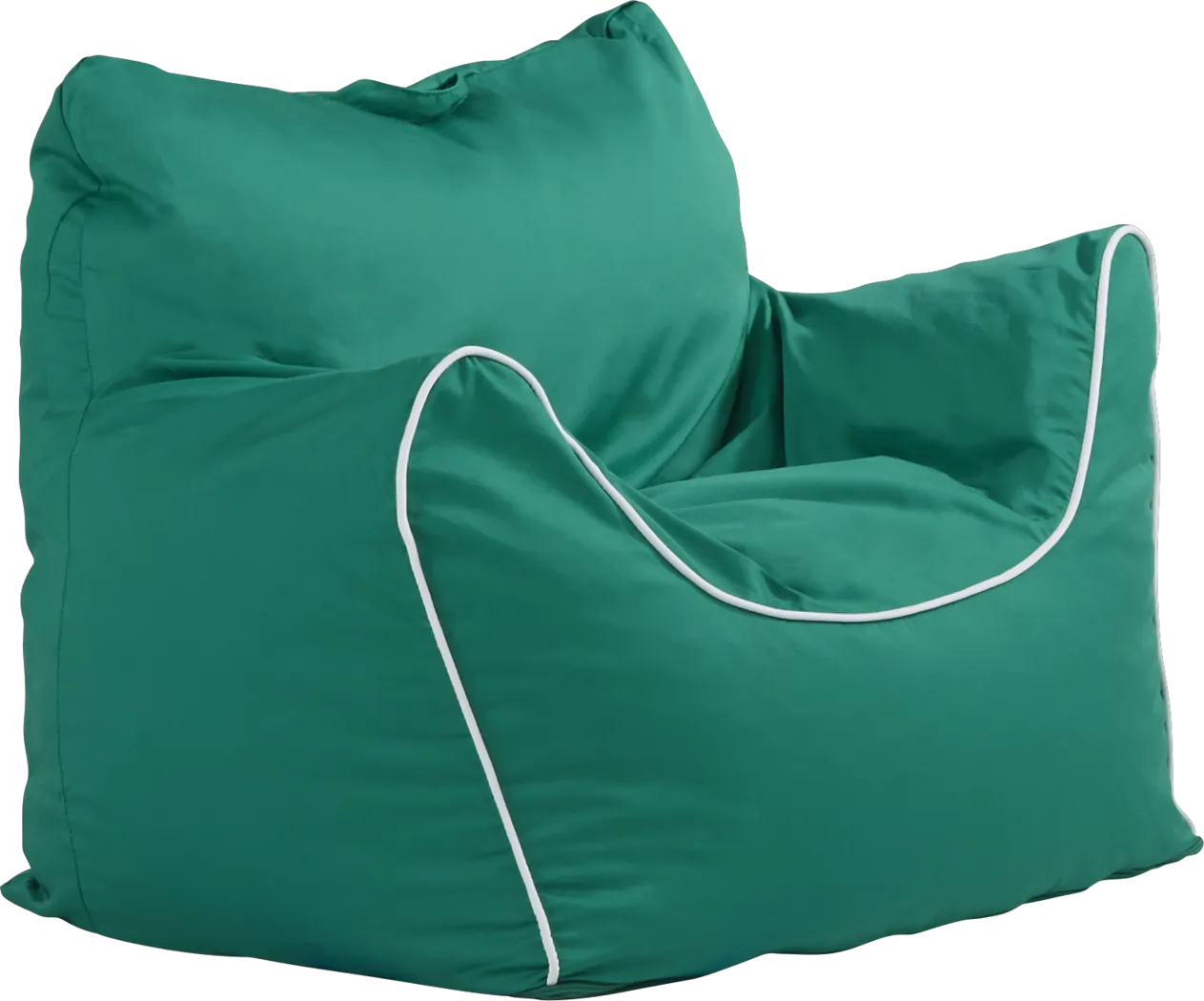 Kids Cassidy Emerald Bean Bag Chair - Thumbnail - Image 1