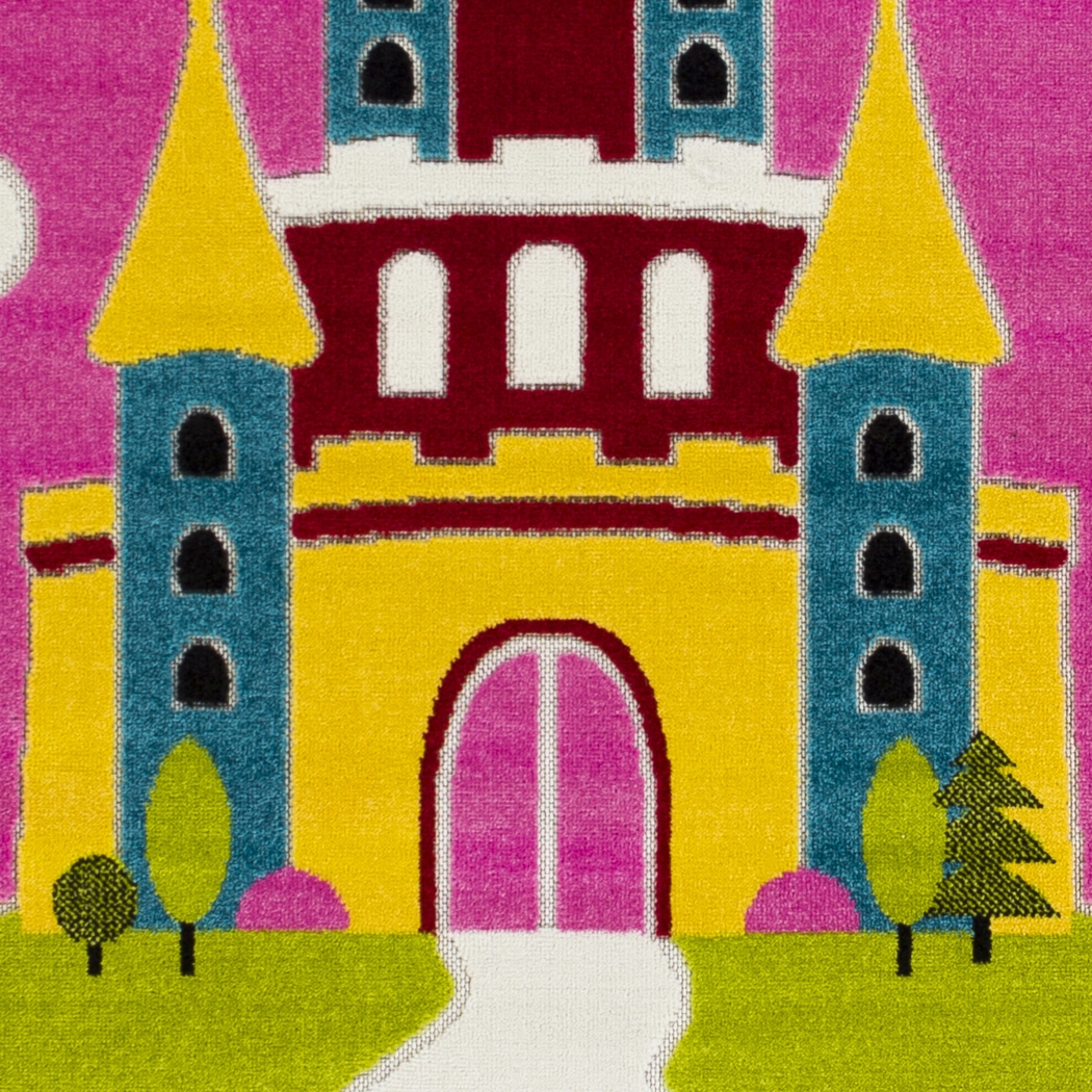 Kids Castle Top Pink 7' x 9' Rug - Thumbnail - Image 7