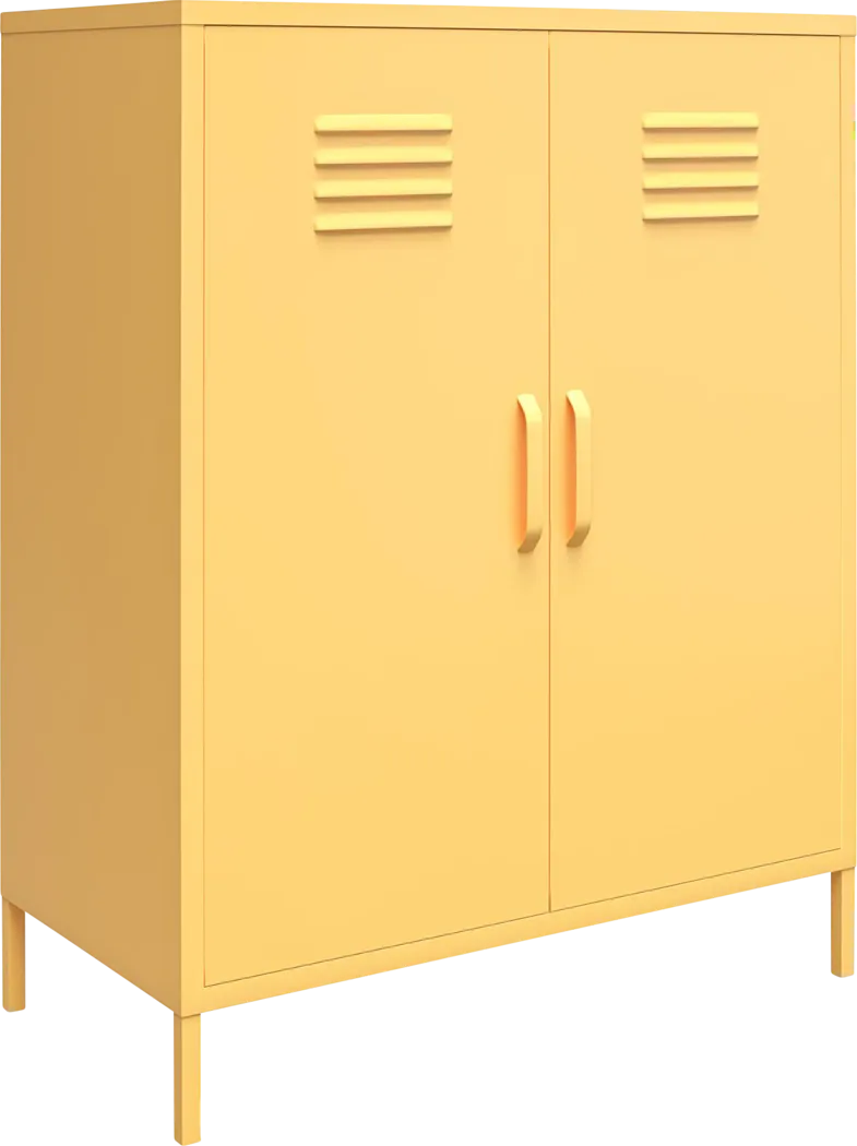 Kids Chalton Yellow Storage Locker - Thumbnail - Image 1