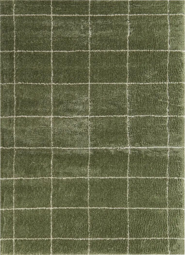 Kids Whitlock Green 5'3 x 7' Rug - Thumbnail - Image 1