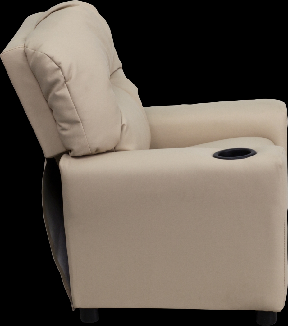 Kids Chappie Beige Recliner - Thumbnail - Image 2