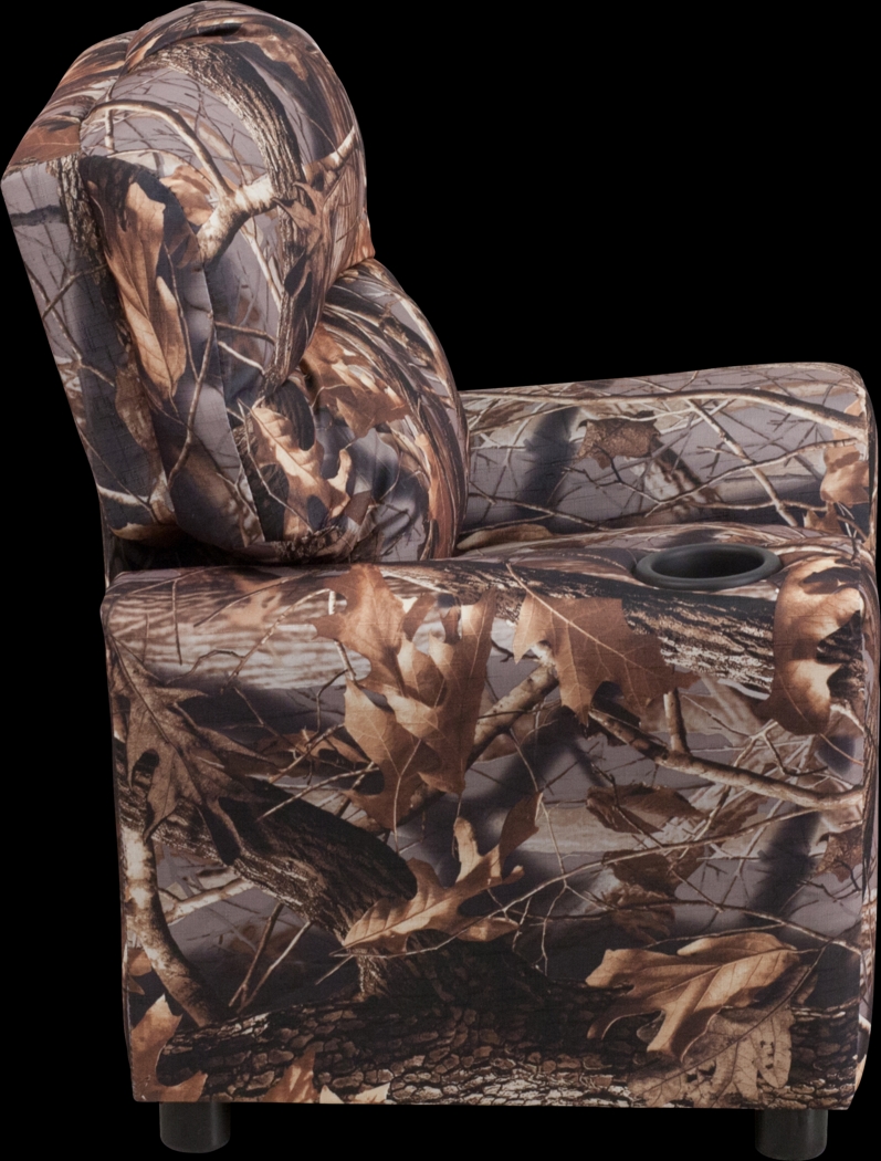 Kids Chappie Dark Brown Recliner - Thumbnail - Image 2