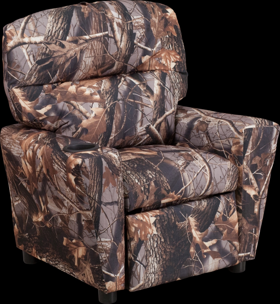 Kids Chappie Dark Brown Recliner - Thumbnail - Image 1