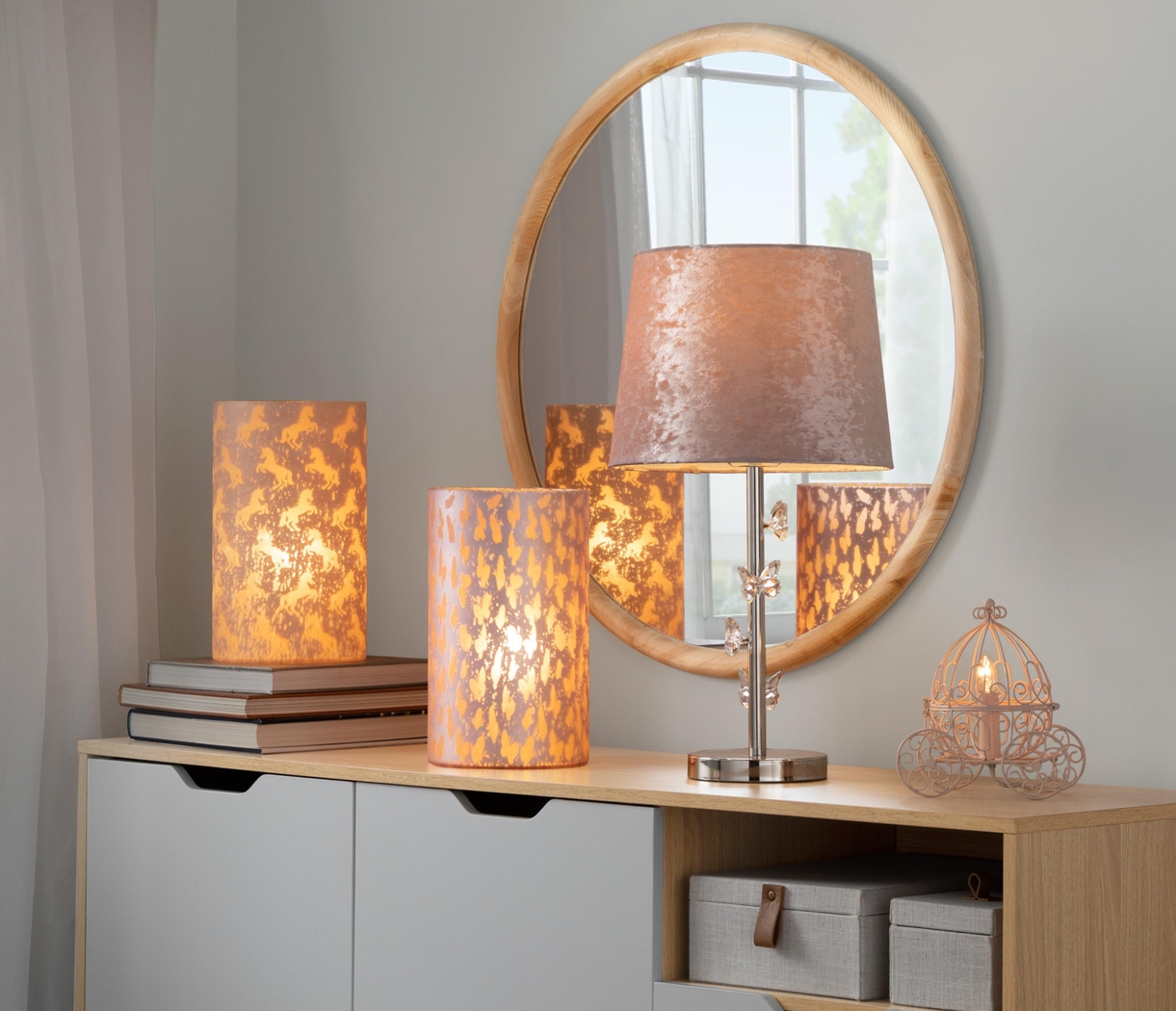 Kids Chariot Dreams Pink Lamp - Thumbnail - Image 2