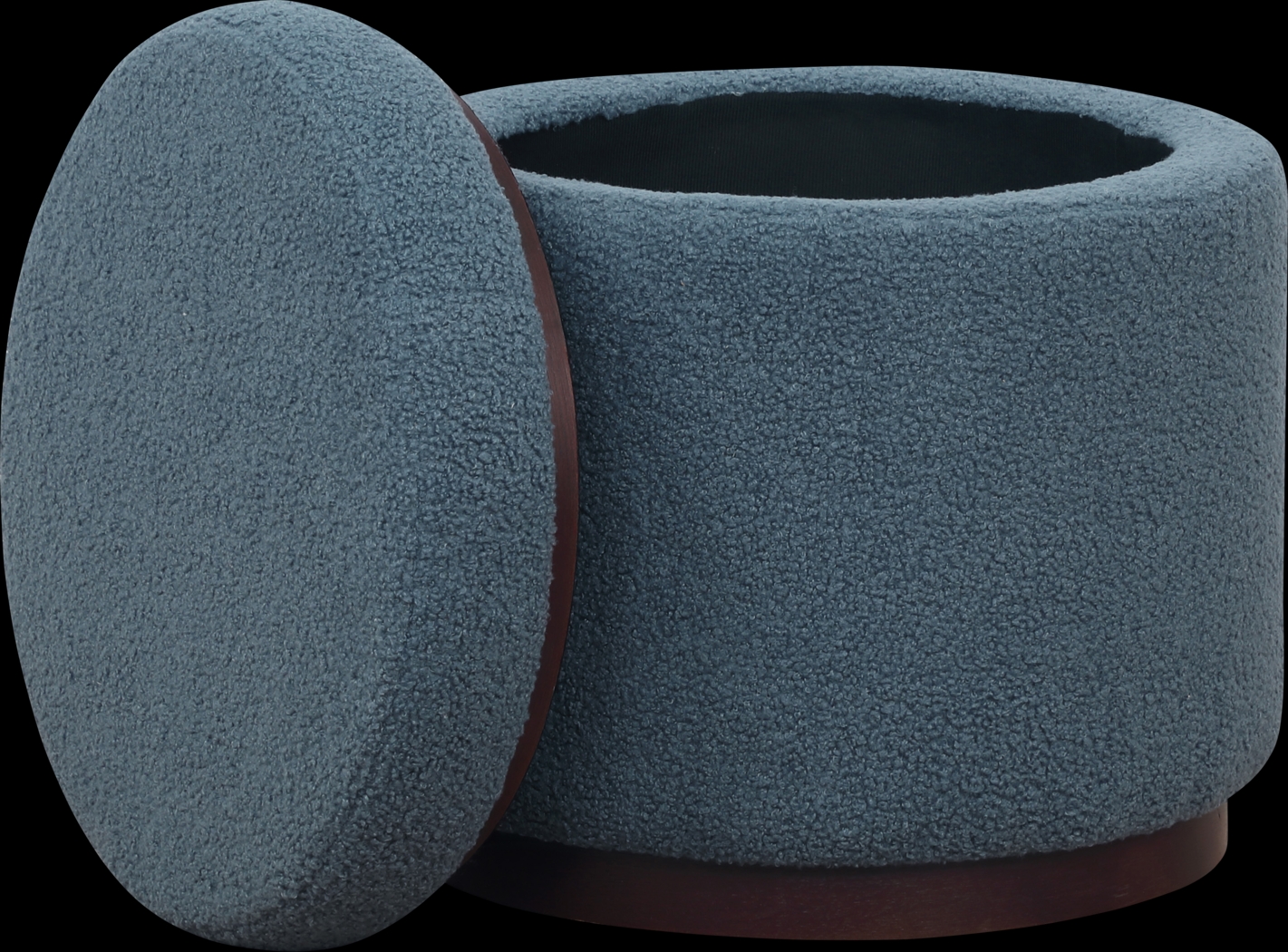 Kids Charleston Blue Storage Ottoman - Thumbnail - Image 2