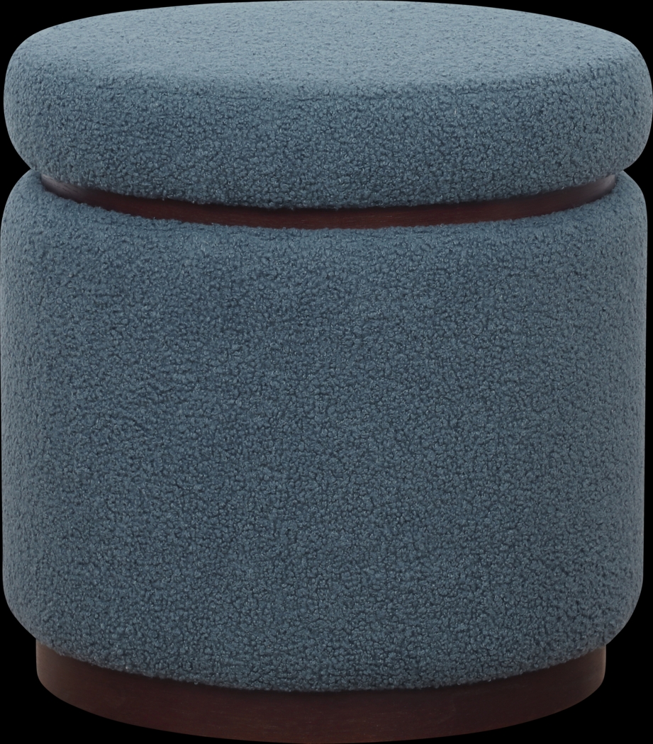 Kids Charleston Blue Storage Ottoman - Thumbnail - Image 1