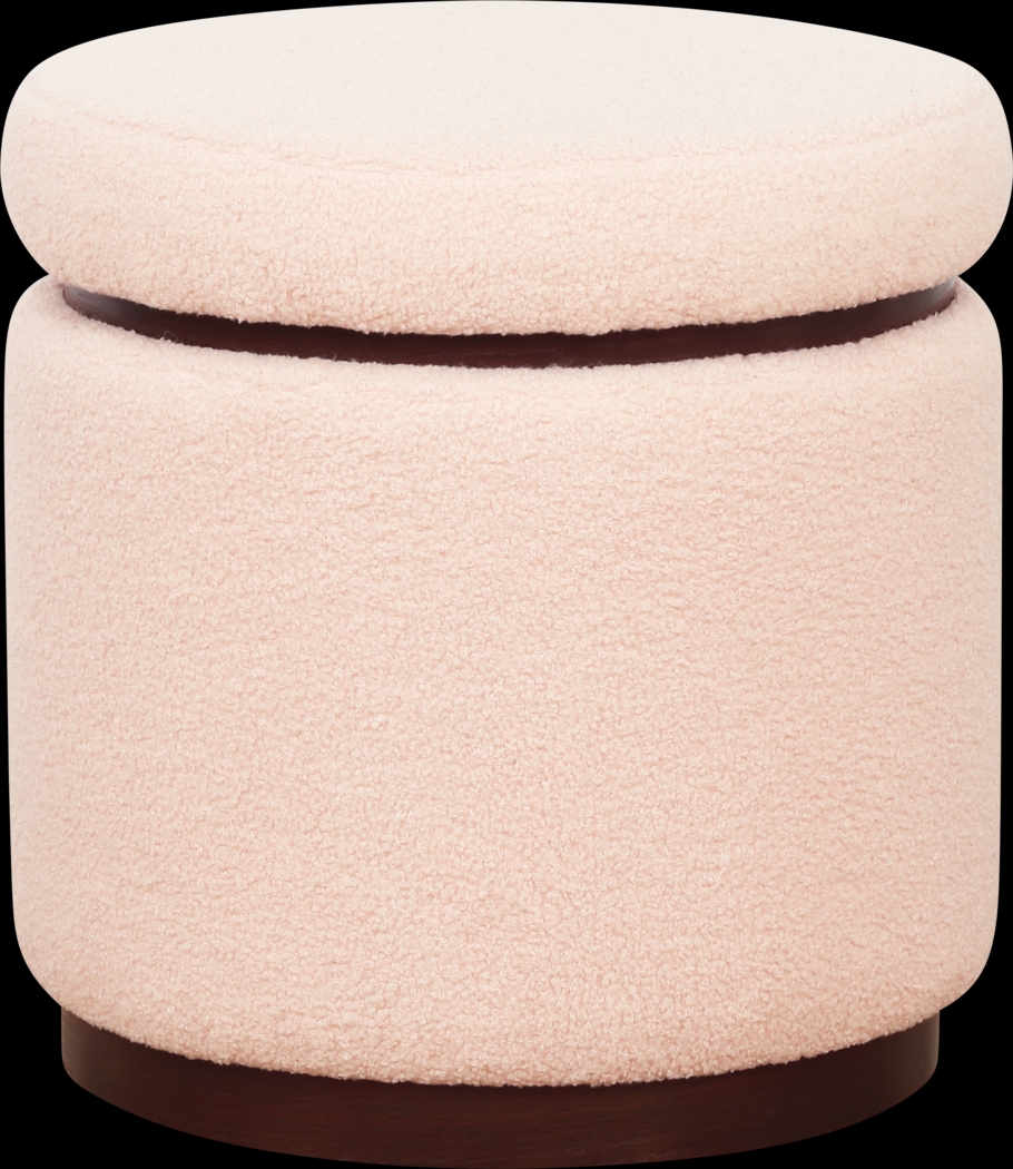 Kids Charleston Blush Storage Ottoman - Thumbnail - Image 1