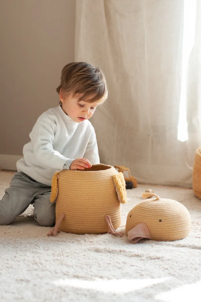 Kids Charlie Chicken Yellow Basket - Thumbnail - Image 2