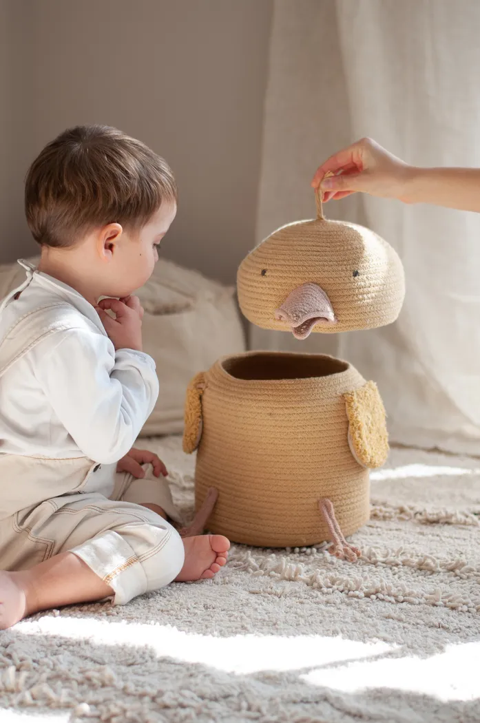 Kids Charlie Chicken Yellow Basket - Thumbnail - Image 4