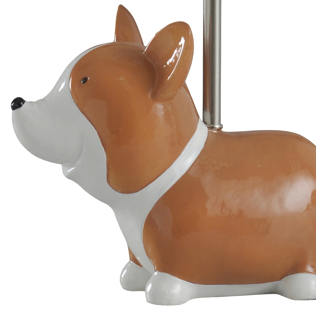 Kids Charming Corgi Beige Lamp - Thumbnail - Image 4