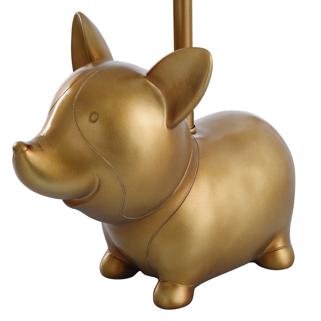Kids Charming Corgi Gold Lamp - Thumbnail - Image 4