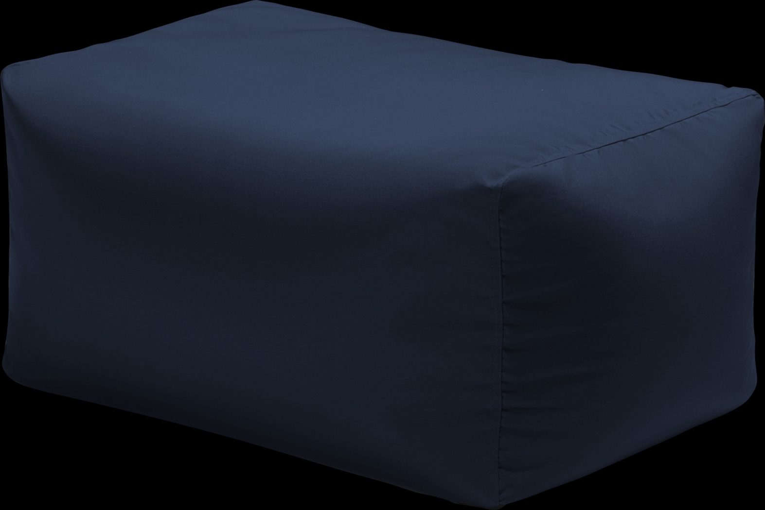 Kids Chatty Garden Navy Indoor/Outdoor Ottoman - Thumbnail - Image 1