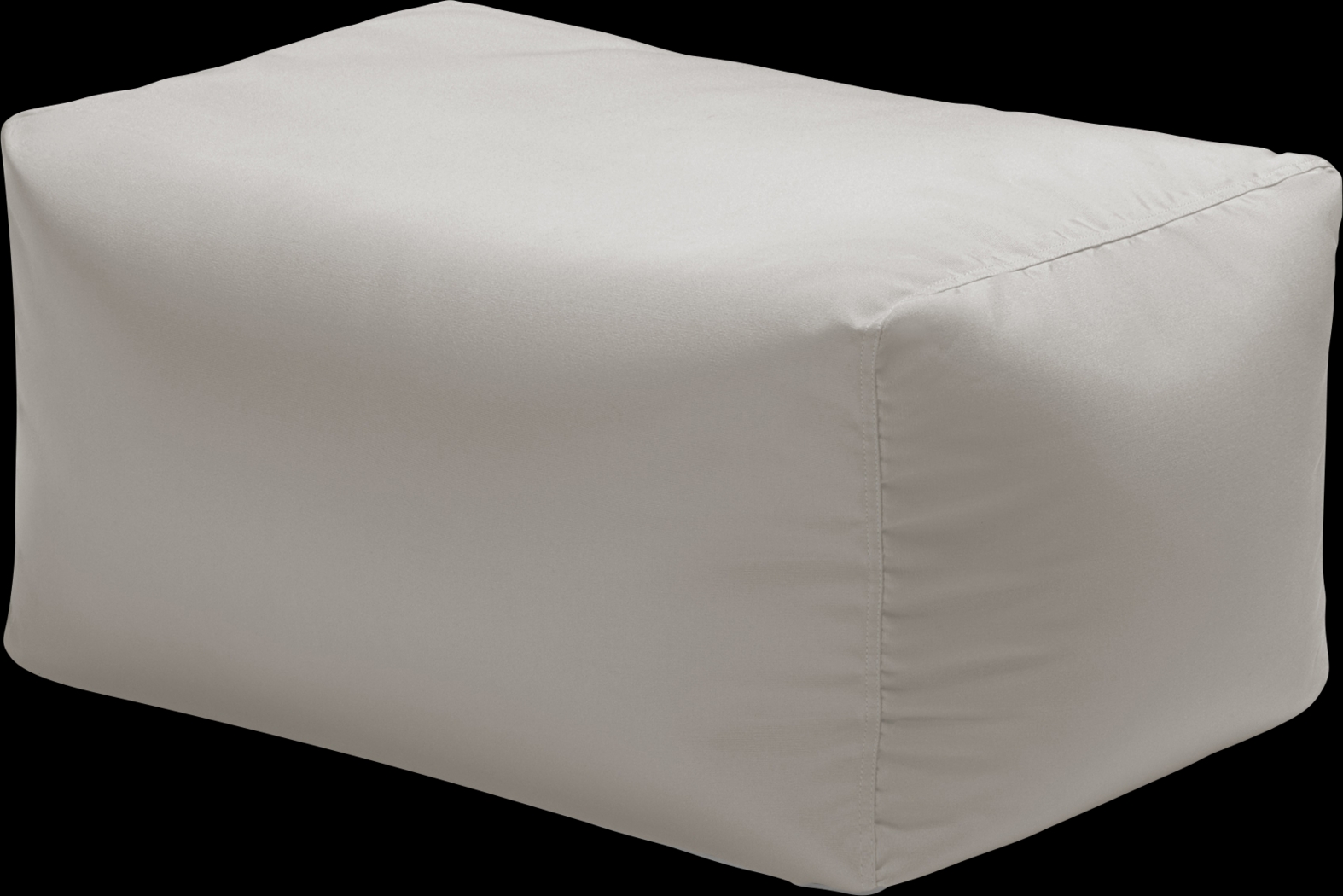 Kids Chatty Garden White Indoor/Outdoor Ottoman - Thumbnail - Image 1