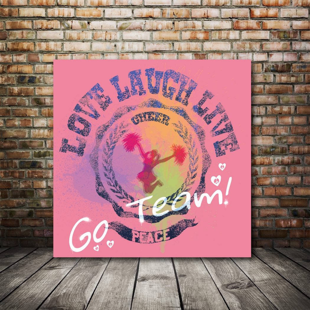 Kids Cheer On Pink Artwork - Thumbnail - Image 2