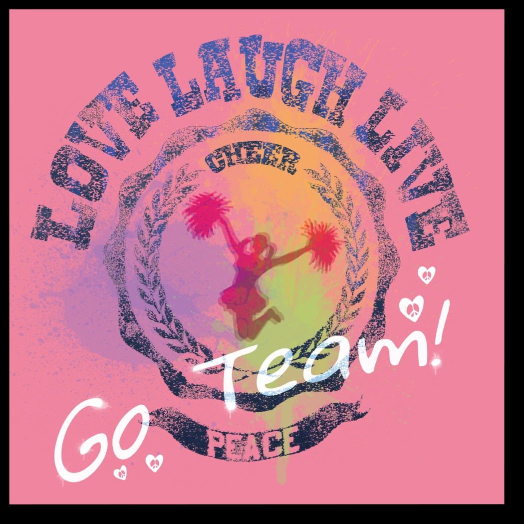 Kids Cheer On Pink Artwork - Thumbnail - Image 1