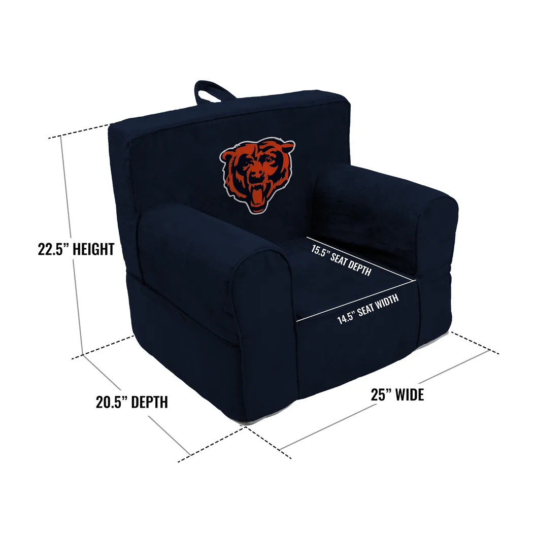 Kids Chicago Bears Navy Chair - Thumbnail - Image 5