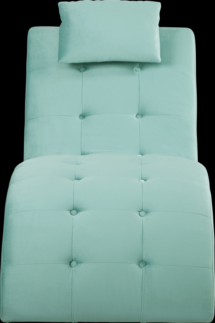 Kids Chloe Aqua Chaise - Thumbnail - Image 2