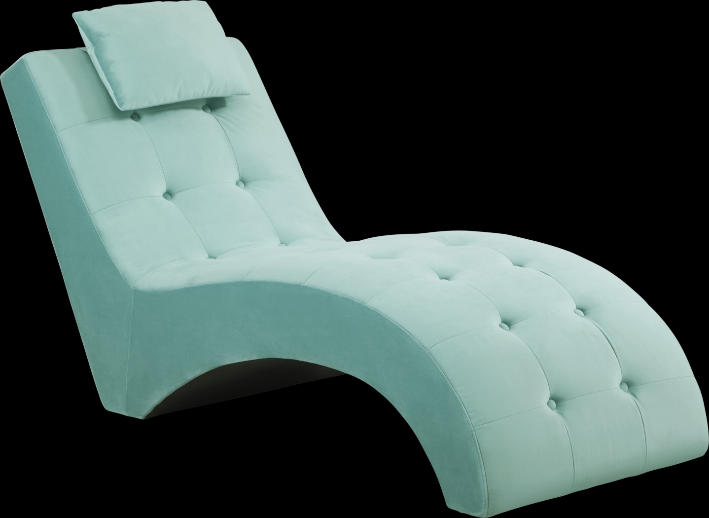 Kids Chloe Aqua Chaise - Thumbnail - Image 1