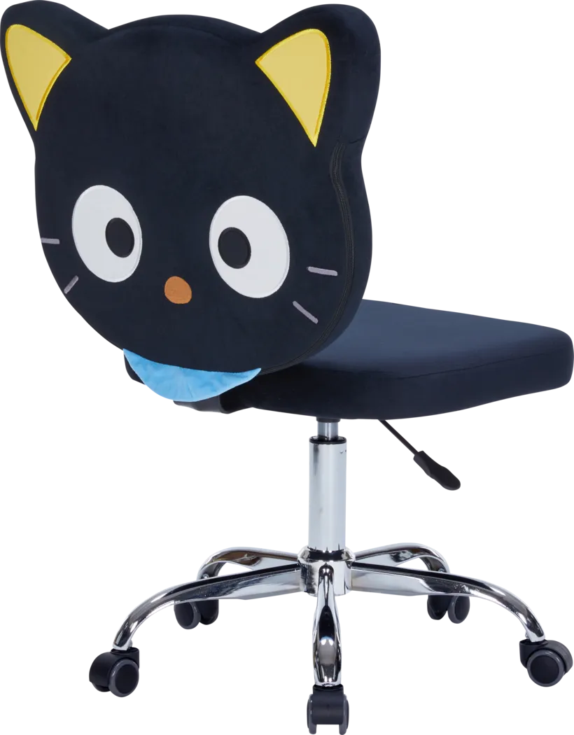 Kids Chococat Black Swivel Vanity Chair - Thumbnail - Image 2