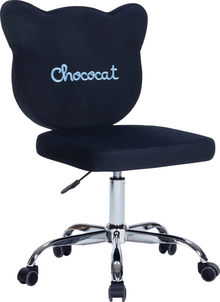 Kids Chococat Black Swivel Vanity Chair - Thumbnail - Image 3