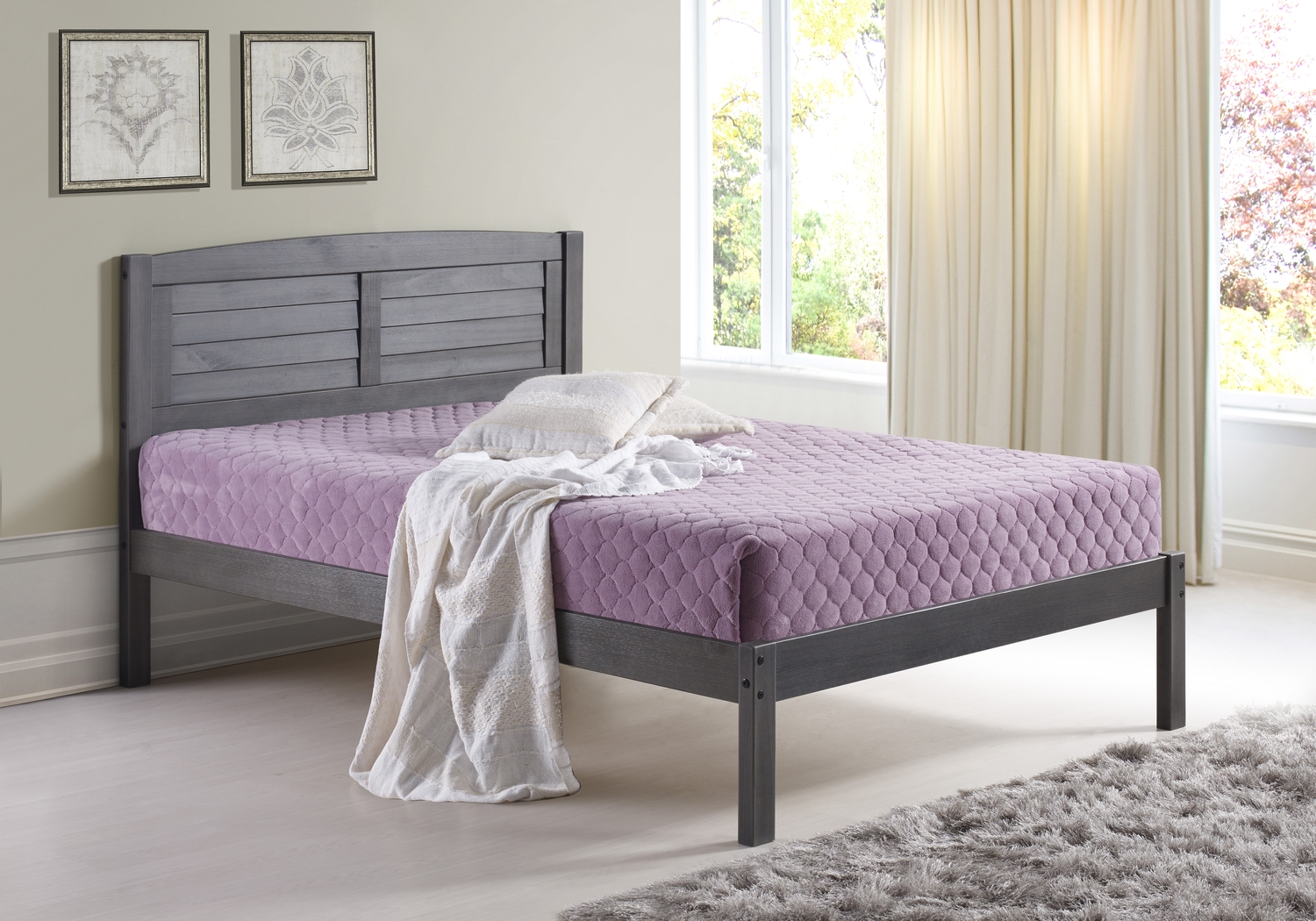 Kids Cicotte Gray Full Bed - Thumbnail - Image 2
