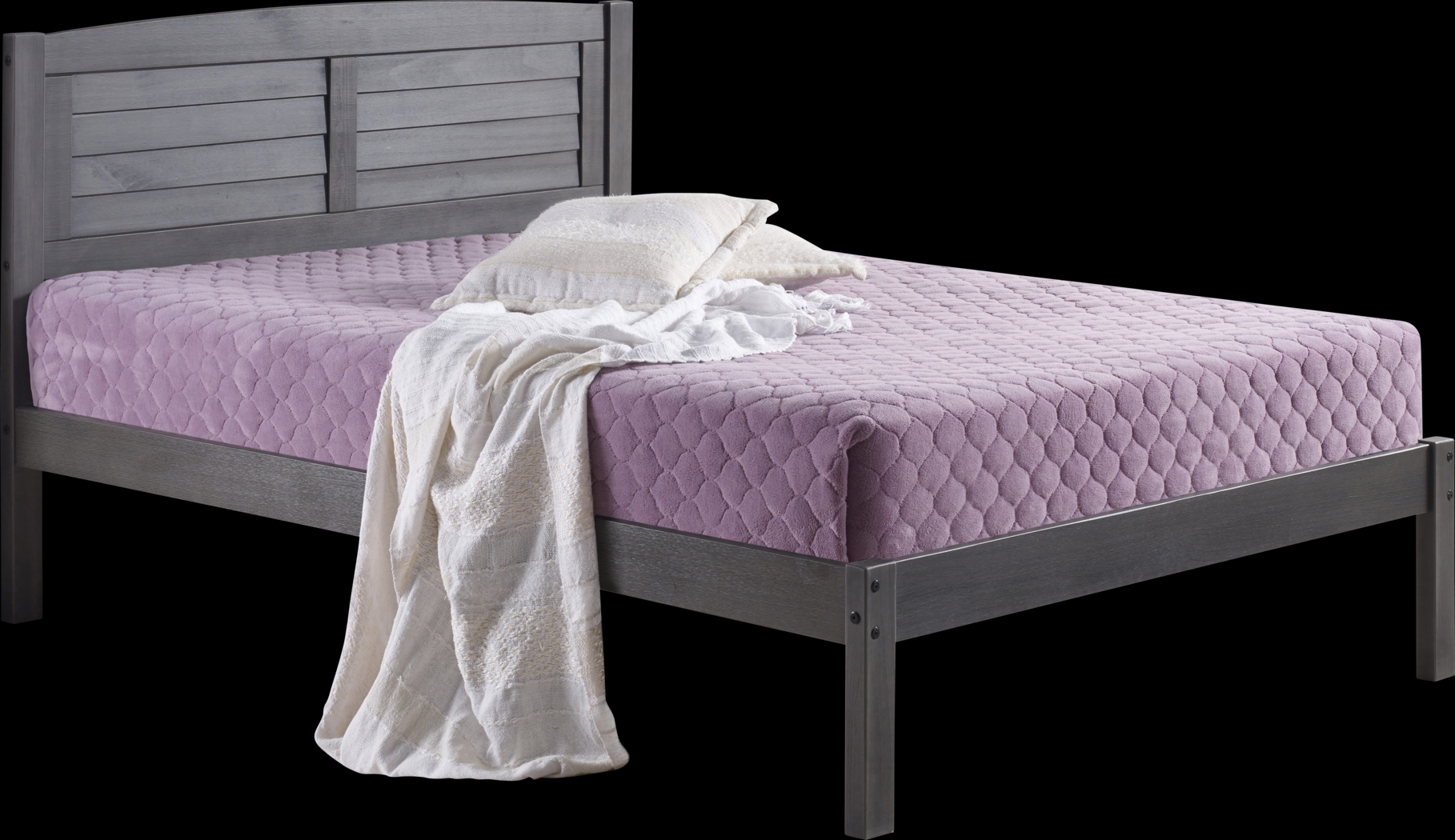 Kids Cicotte Gray Full Bed - Thumbnail - Image 1