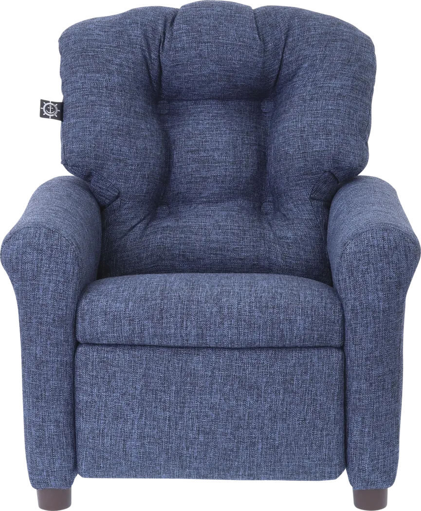 Kids Cinro Blue Recliner - Thumbnail - Image 3