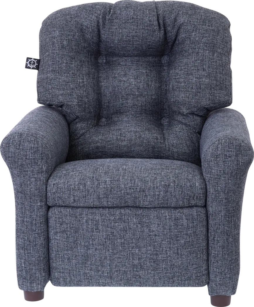 Kids Cinro Gray Recliner - Thumbnail - Image 3