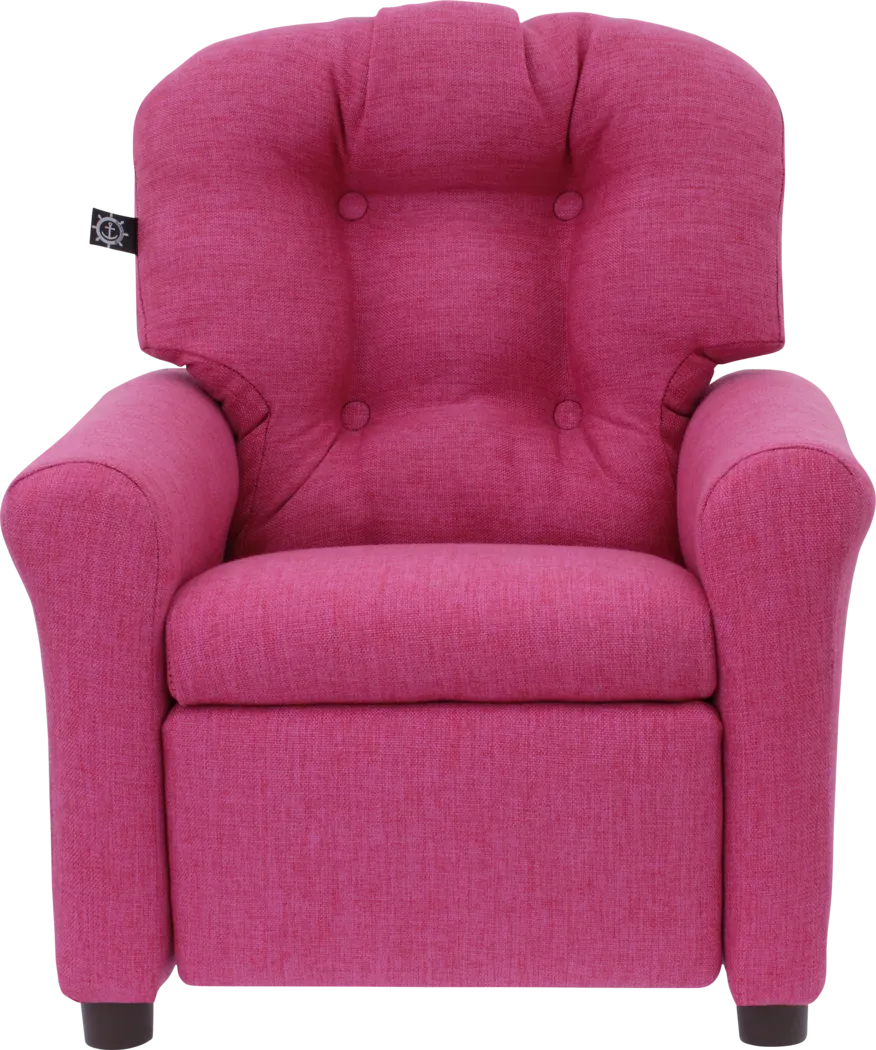 Kids Cinro Magenta Recliner - Thumbnail - Image 3