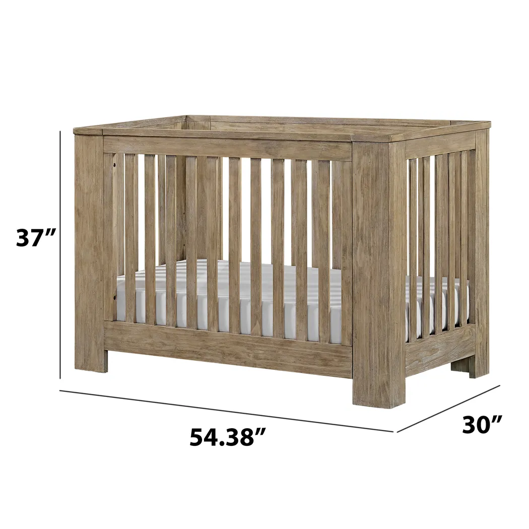 Kids Civos Light Brown Convertible Crib - Thumbnail - Image 2