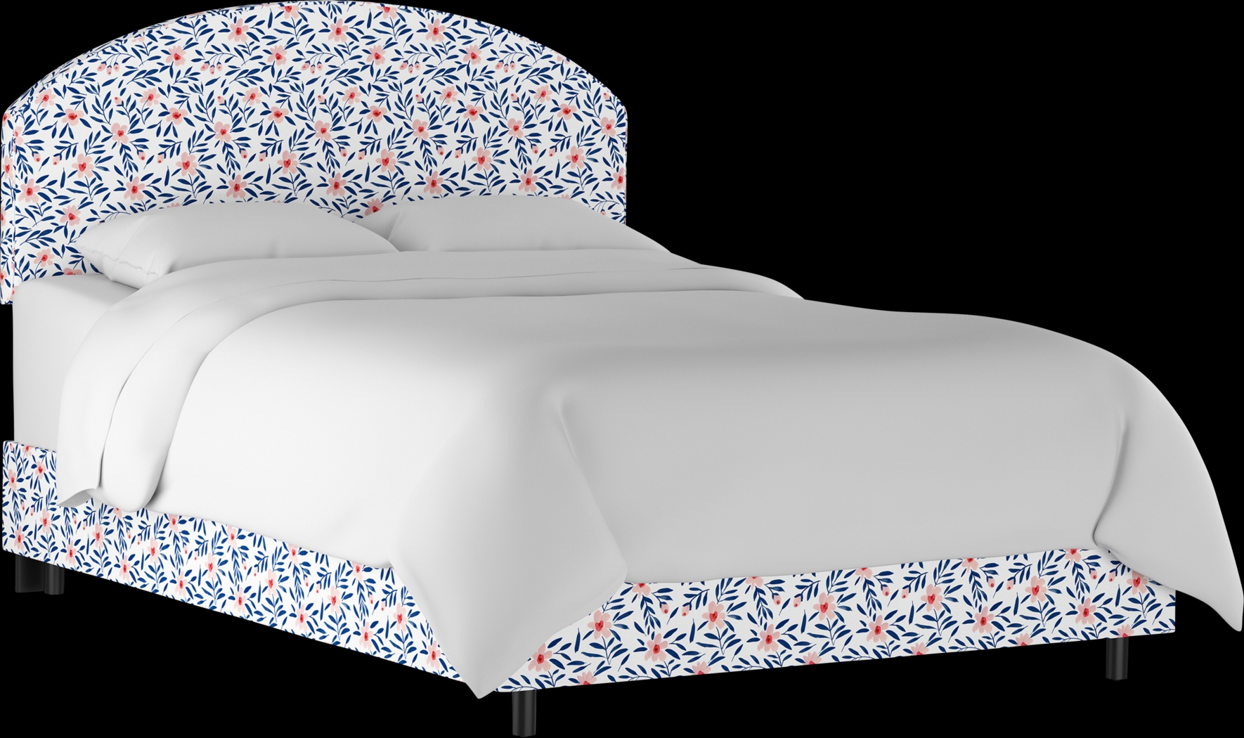 Kids Clary Blue Twin Upholstered Bed - Thumbnail - Image 1