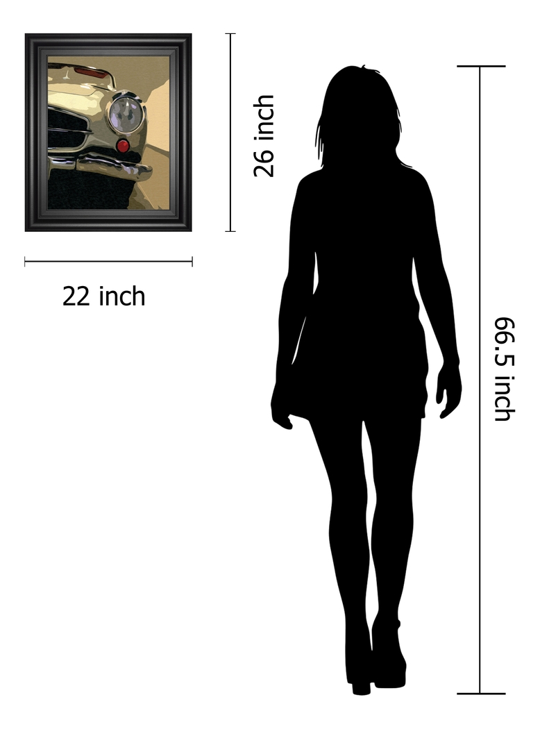 Kids Classic Benz Beige Artwork - Thumbnail - Image 4