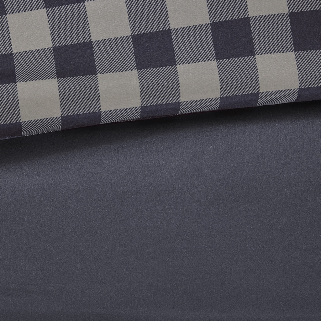 Kids Classic Checks Navy 3 Pc Full/Queen Comforter Set - Thumbnail - Image 12