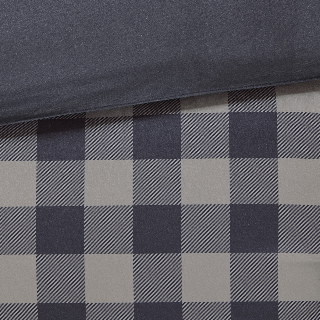 Kids Classic Checks Navy 3 Pc Full/Queen Comforter Set - Thumbnail - Image 13