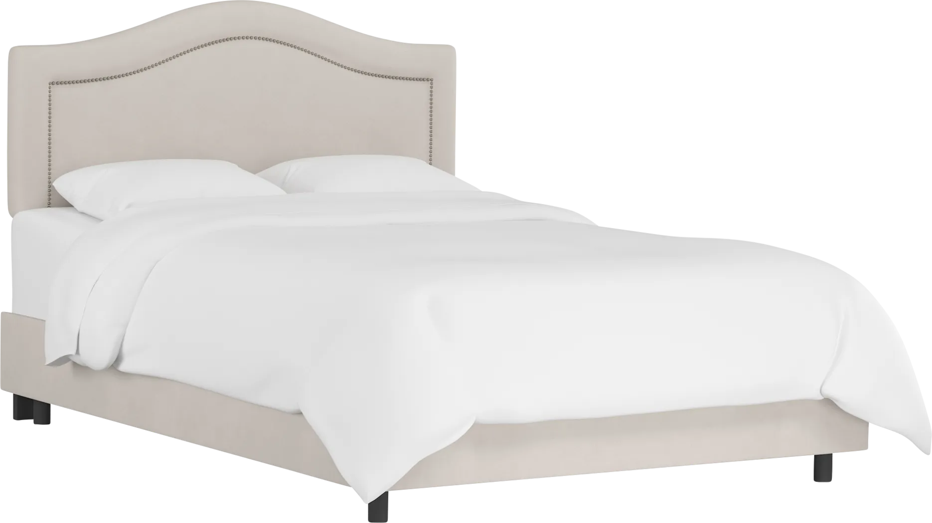 Kids Classical Notes Platinum Upholstered Twin Bed - Thumbnail - Image 1