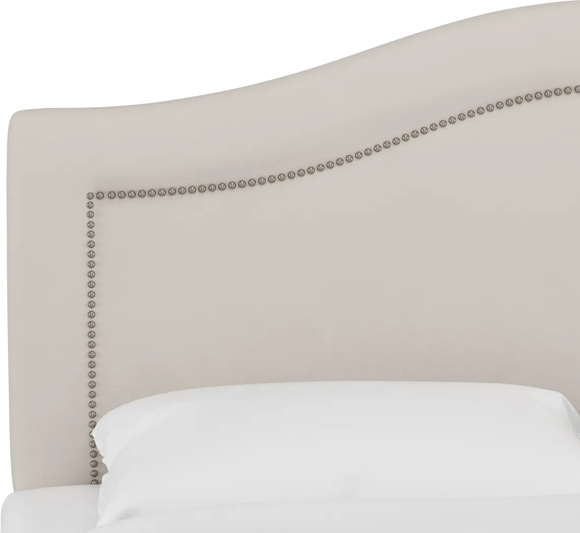 Kids Classical Notes Platinum Upholstered Twin Headboard - Thumbnail - Image 3