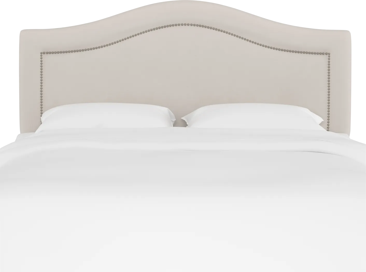 Kids Classical Notes Platinum Upholstered Twin Headboard - Thumbnail - Image 1