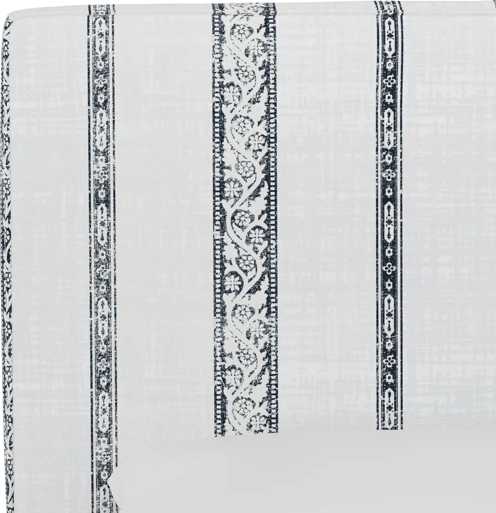 Kids Classical Notes White-Gray Full Upholstered Headboard - Thumbnail - Image 3