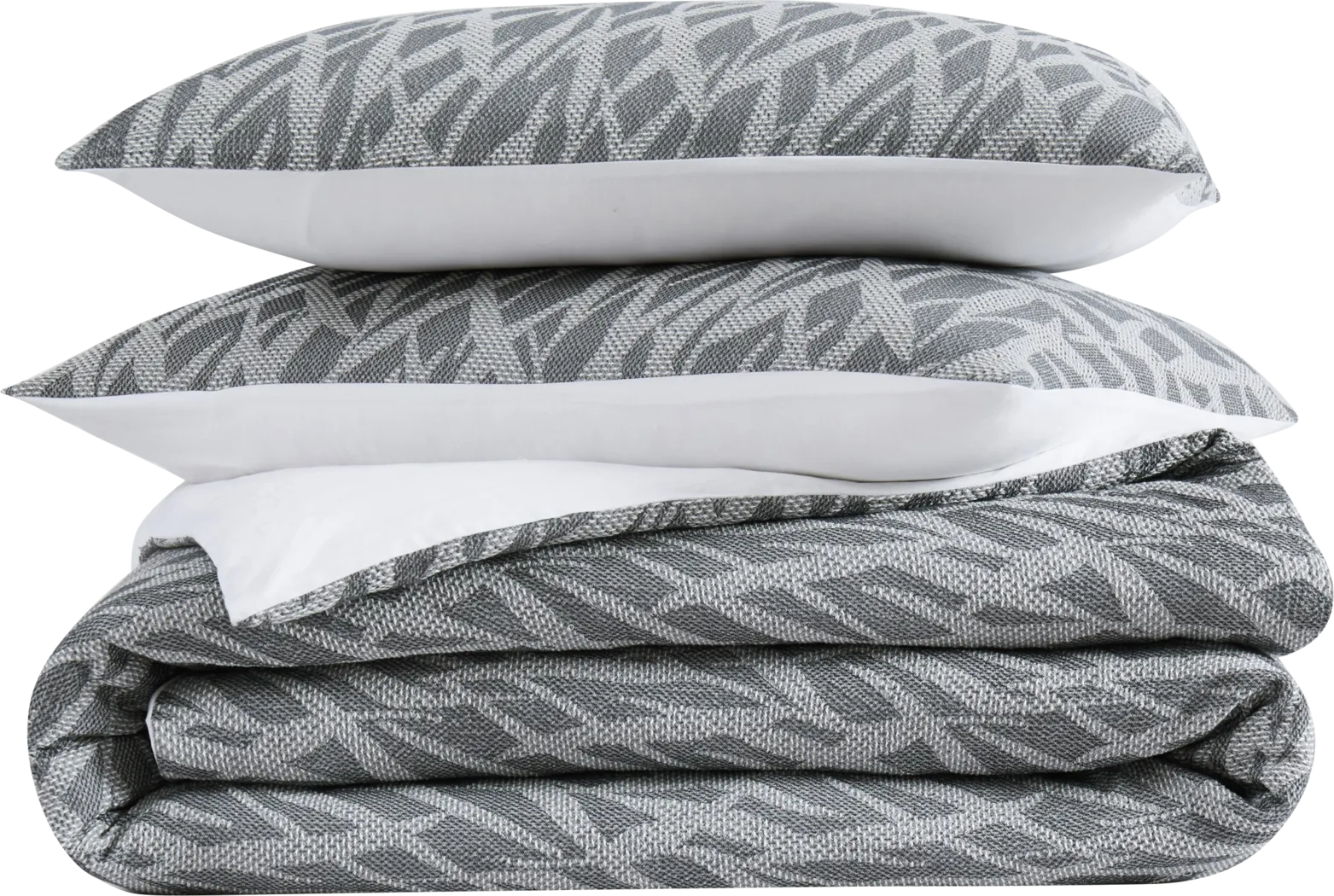 Kids Classy Scribbles Gray 3 Pc Full/Queen Comforter Set - Image 2