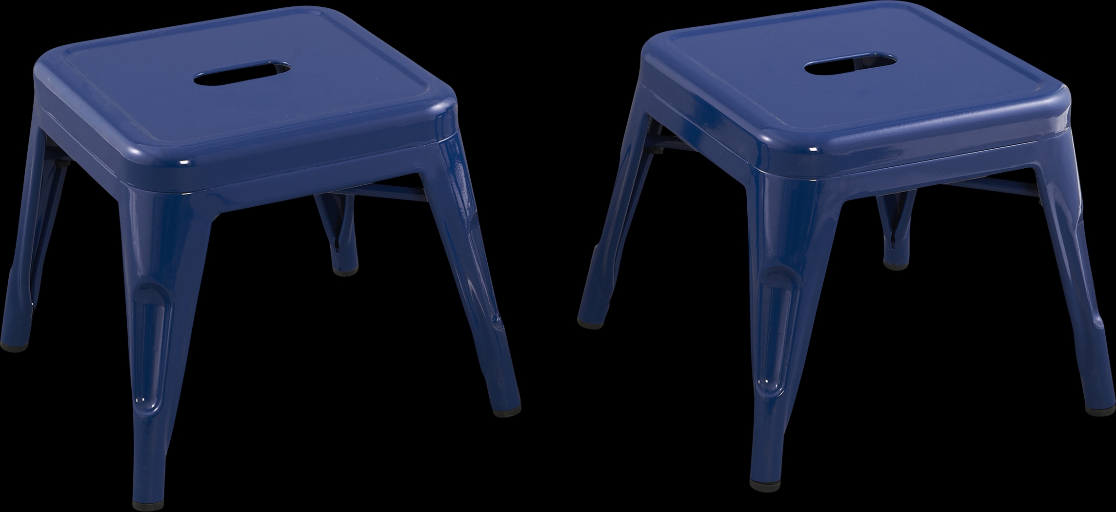 Kids Cleome Navy Chair, Set of 2 - Thumbnail - Image 1