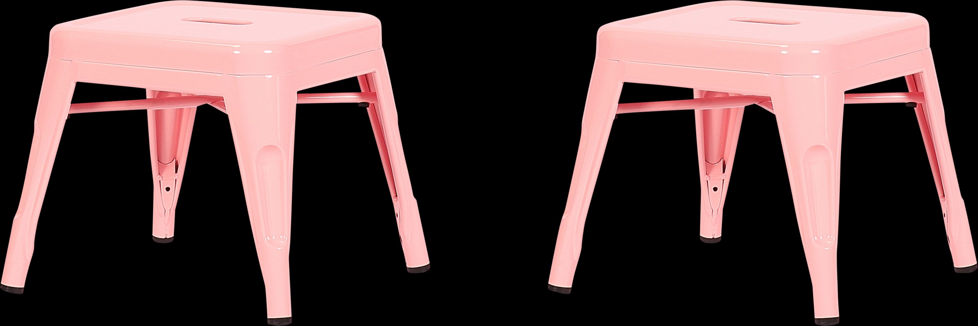 Kids Cleome Pink Chair, Set of 2 - Thumbnail - Image 1