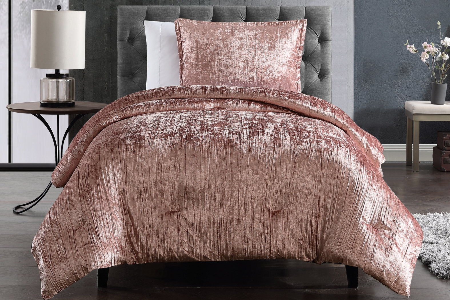 Kids Cliffland Twin Blush Comforter Set - Thumbnail - Image 1