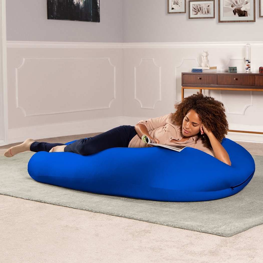 Kids Cloud Nest Large Blue Bean Bag Chair - Thumbnail - Image 3
